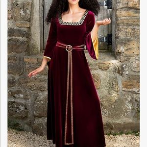 Disney Tangled Mother Gothel Adult Costume size Small with wig